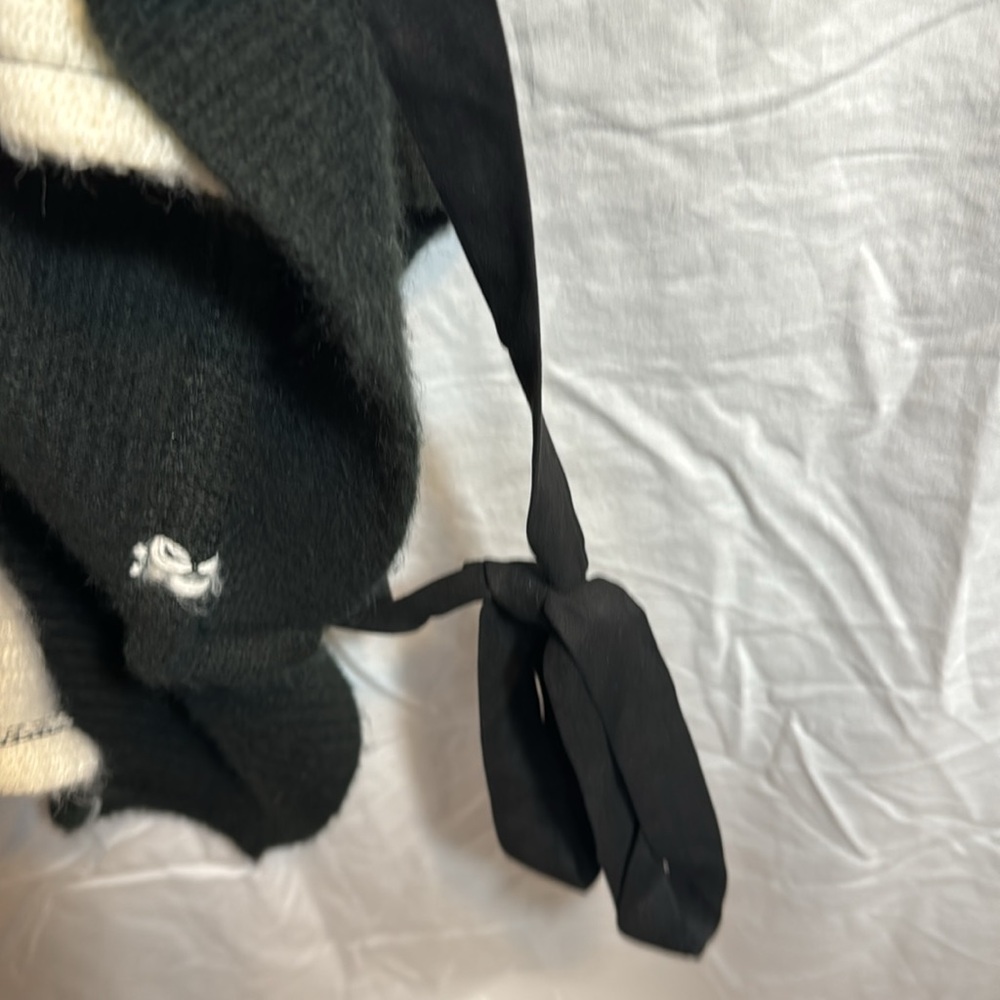 Vince Camuto Women’s OS Black/Cream Poncho/Shawl/Wrap - Picture 6 of 8